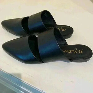 Matisse Women’s Leather Black Flat Slip On Pointed Miles 8M great condition